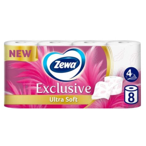 Туалетная бумага Zewa Exclusive Ultra Soft 8/4